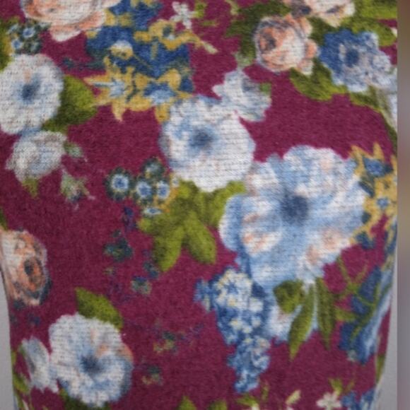 Hail3y: 23 Effey Floral Short Sleeve Sweater Dress Size Small - Picture 9 of 11
